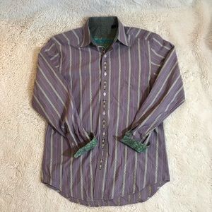 Size S Robert Graham Button Down Flip Cuff Shirt